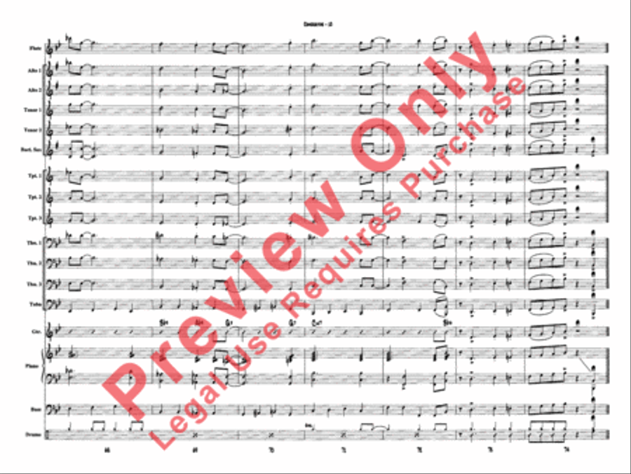 Ben's Blues Jazz Ensemble scores gallery preview page 12