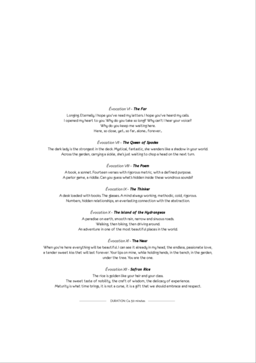 12 Evocations (for Piano solo) Piano Solo scores gallery preview page 5