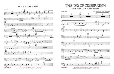 This Day of Celebration - Brass Parts