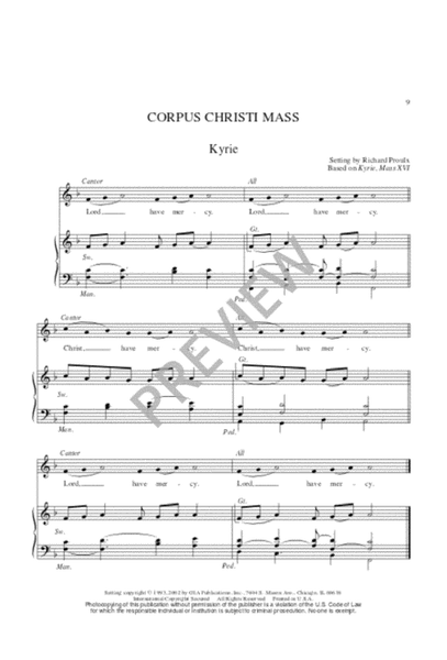 Four Masses for Cantor, Assembly, and Organ