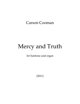 Mercy and Truth (baritone and organ version)