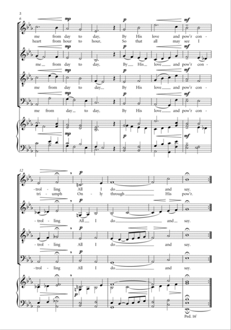 May the Mind of Christ May the Mind of Christ 4-Part scores gallery preview page 2