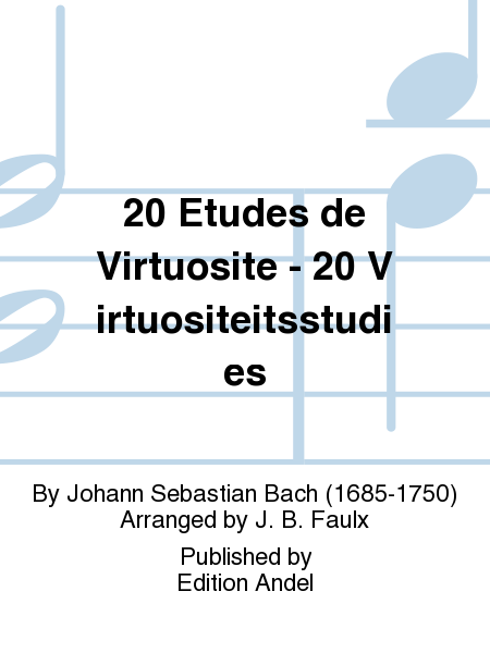 20 Etudes de Virtuosite - 20 Virtuositeitsstudies