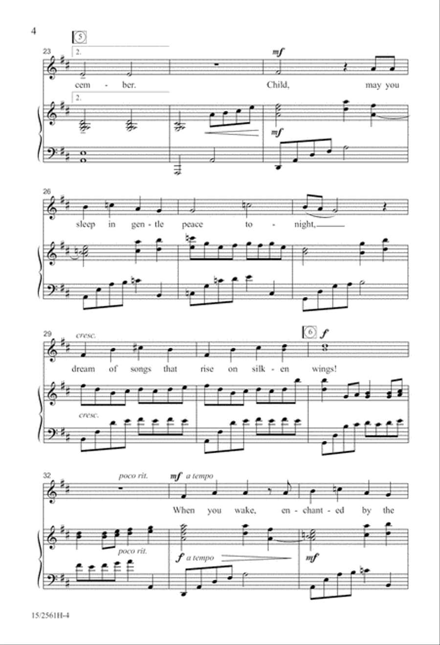 Beautiful December Beautiful December Unison Choir scores gallery preview page 5