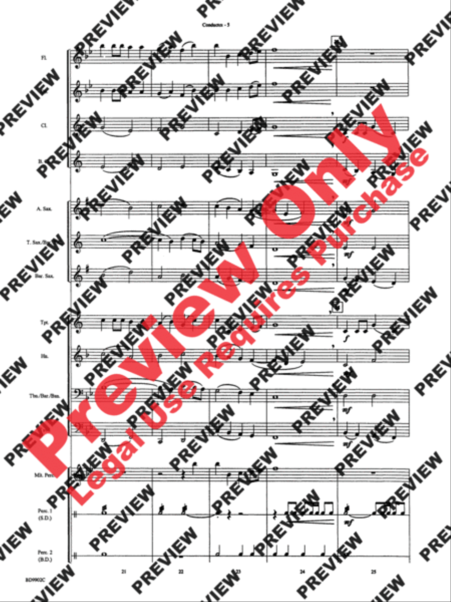 Then Come the Heroes Then Come the Heroes Concert Band scores gallery preview page 7