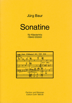 Sonatine für Klaviertrio (1940/2000)