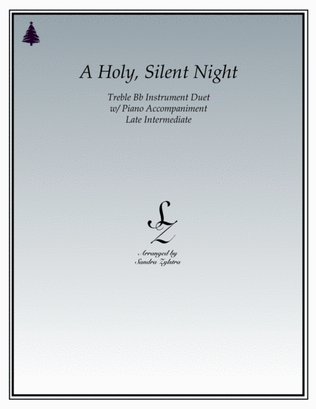 A Holy, Silent Night (treble Bb instrument duet)