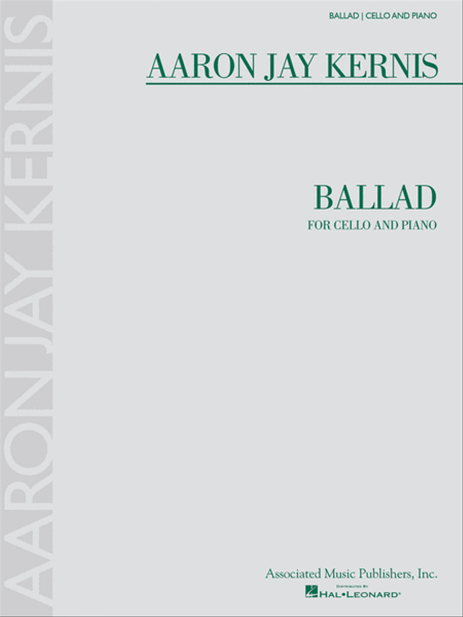Ballad Ballad Piano Accompaniment scores gallery preview page 1
