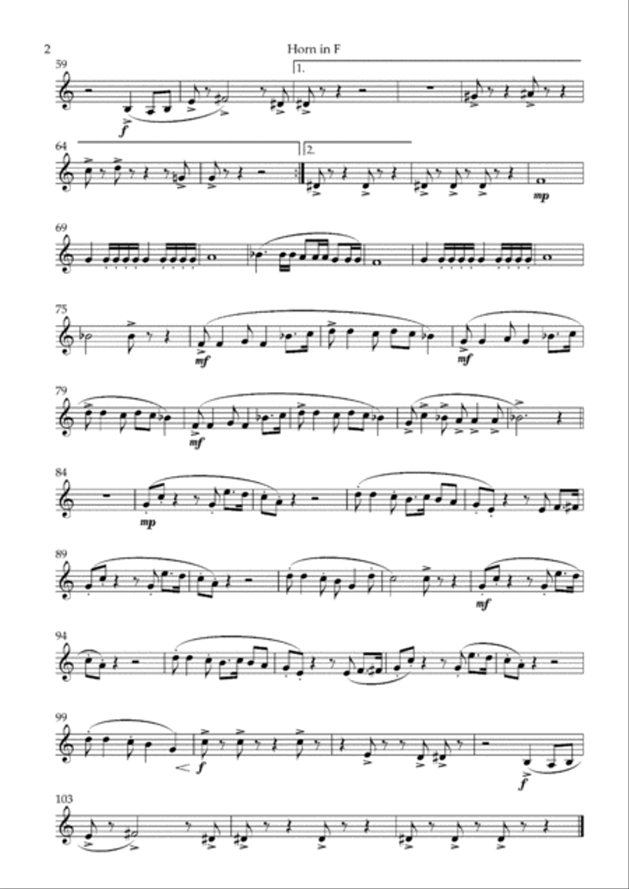 The Great Escape March The Great Escape March Brass Ensemble scores gallery preview page 6