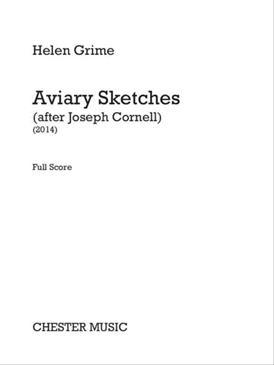 Aviary Sketches - (after Joseph Cornell) String Trio scores gallery preview page 1