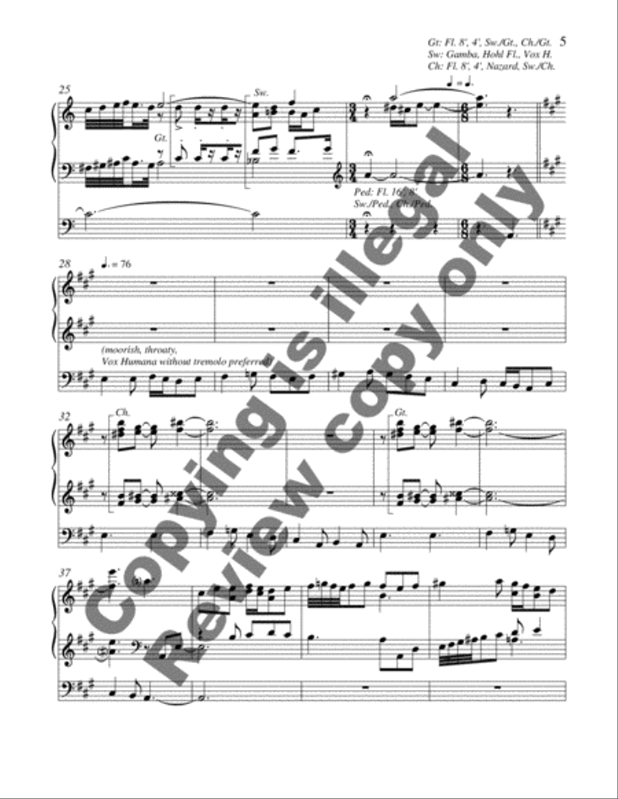 Sonata in One Movement on Kalenda Maya Organ scores gallery preview page 9
