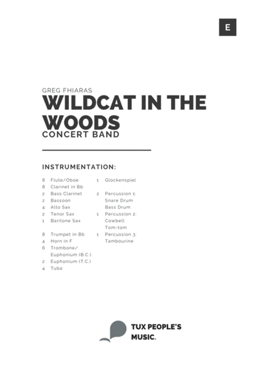 Wildcat in the Woods