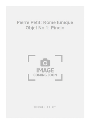 Pierre Petit: Rome lunique Objet No.1: Pincio