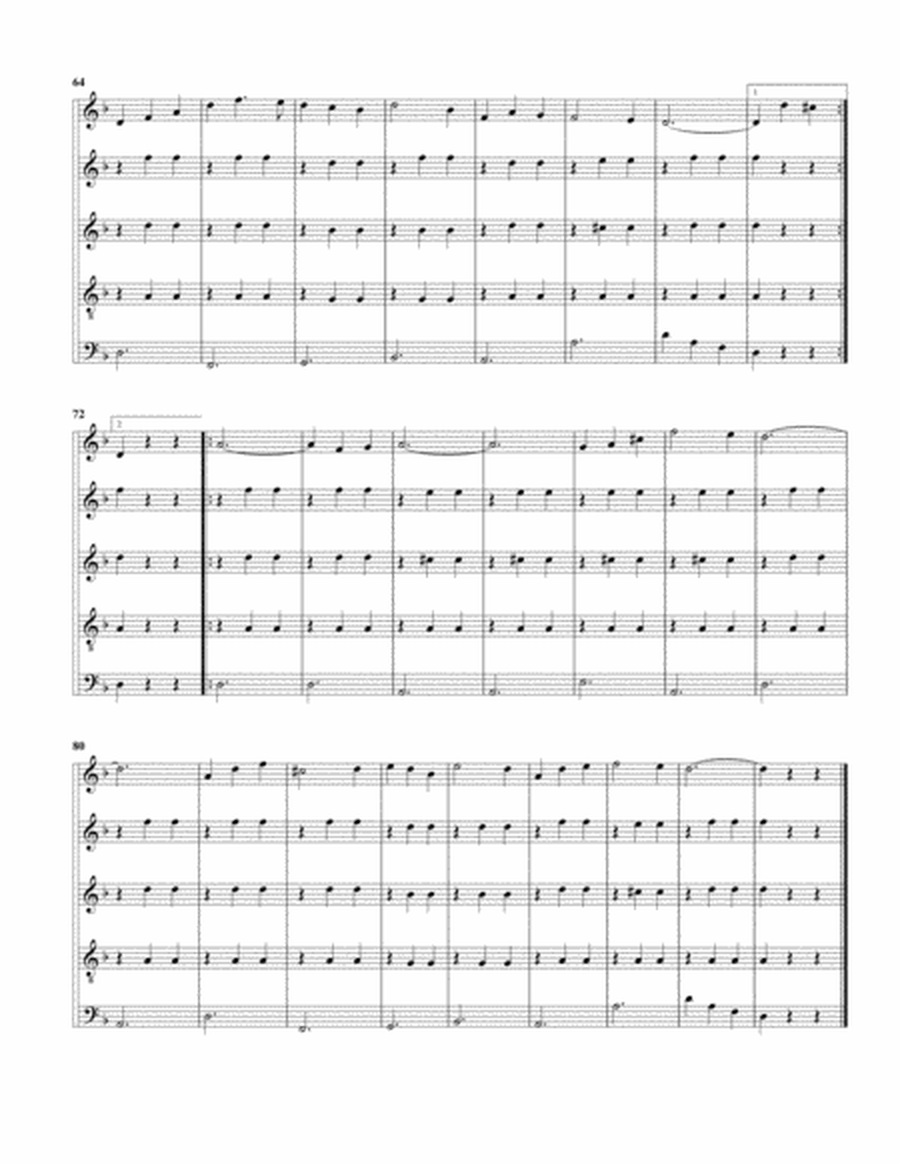 On the Hills of Manchuria (На сопках Маньчжурии) (arrangement for recorders)