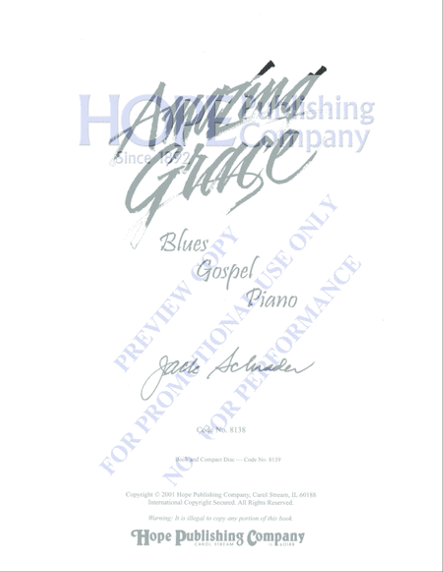 Amazing Grace Amazing Grace Piano Solo scores gallery preview page 3