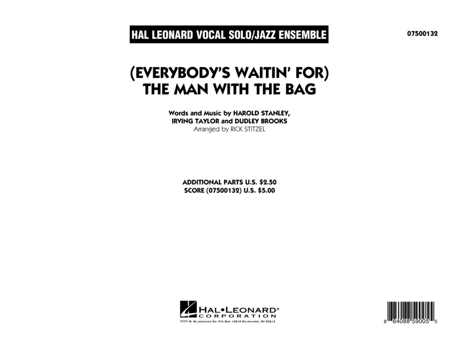 (Everybody's Waitin' For) The Man With The Bag - Full Score Jazz Ensemble scores gallery preview page 1