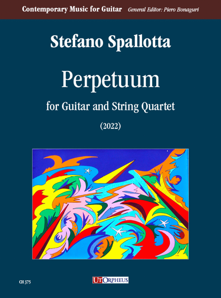 Perpetuum for Guitar and String Quartet (2022) Cello scores gallery preview page 1