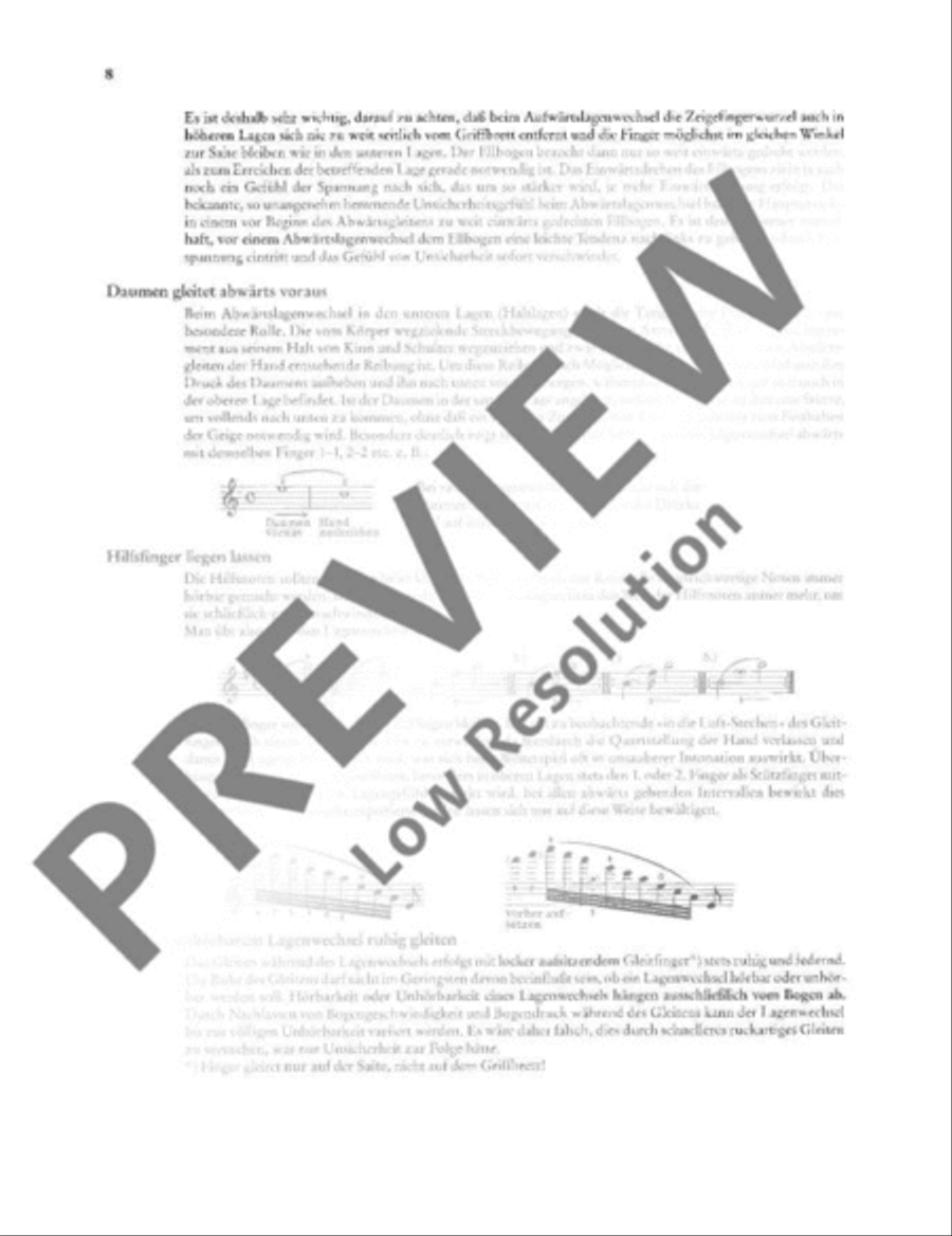 Fundamentale Violintechnik Violin scores gallery preview page 9