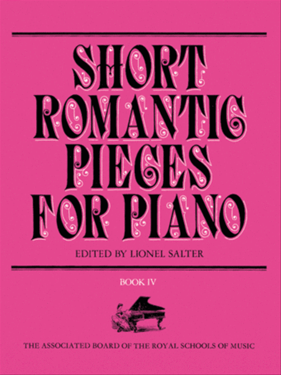 Short Romantic Pieces for Piano, Book IV Piano Method scores gallery preview page 1