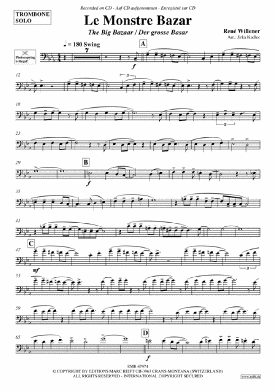 Le Monstre Bazar Piano Accompaniment scores gallery preview page 2
