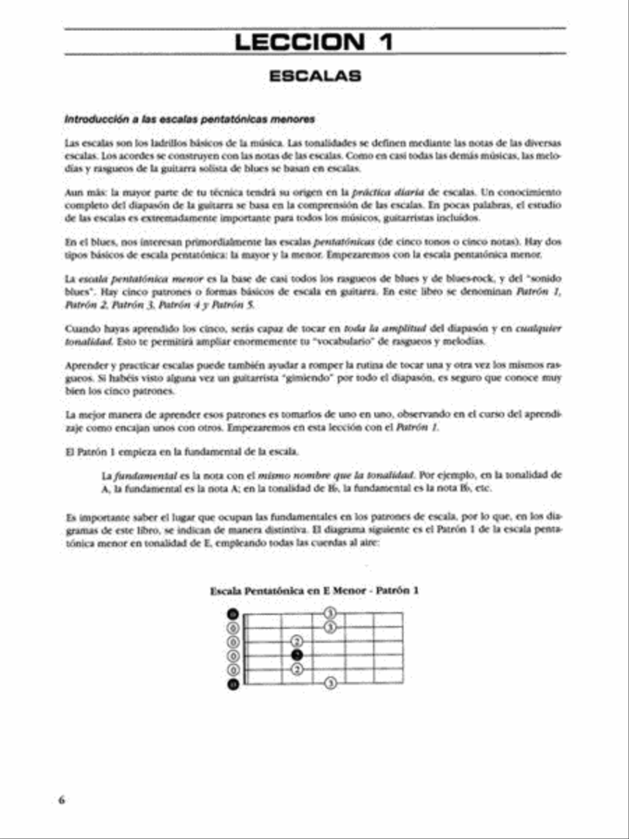 Blues You Can Use - Spanish Edition Electric Guitar scores gallery preview page 6