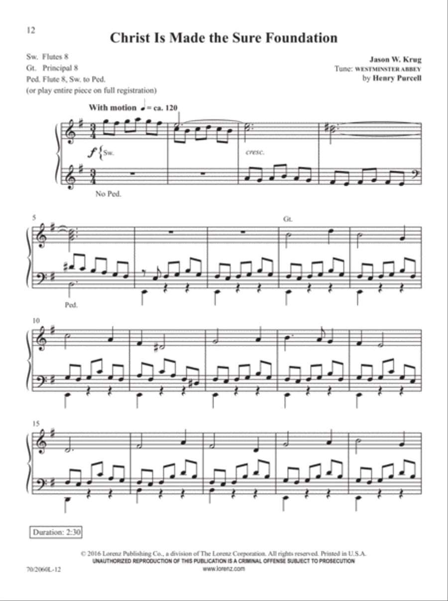 Easy Organ Library, Vol. 62 Organ Solo scores gallery preview page 8