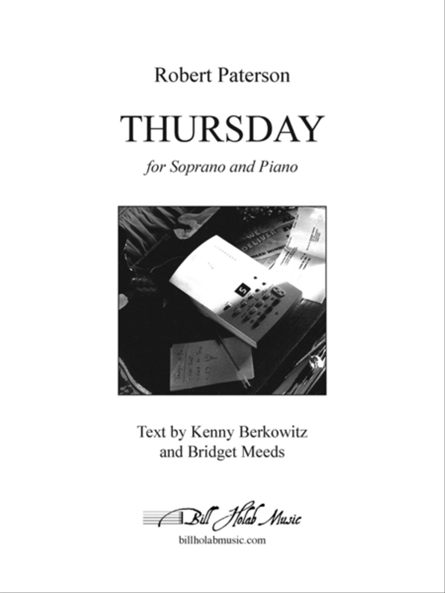 Thursday Thursday Piano, Vocal scores gallery preview page 1