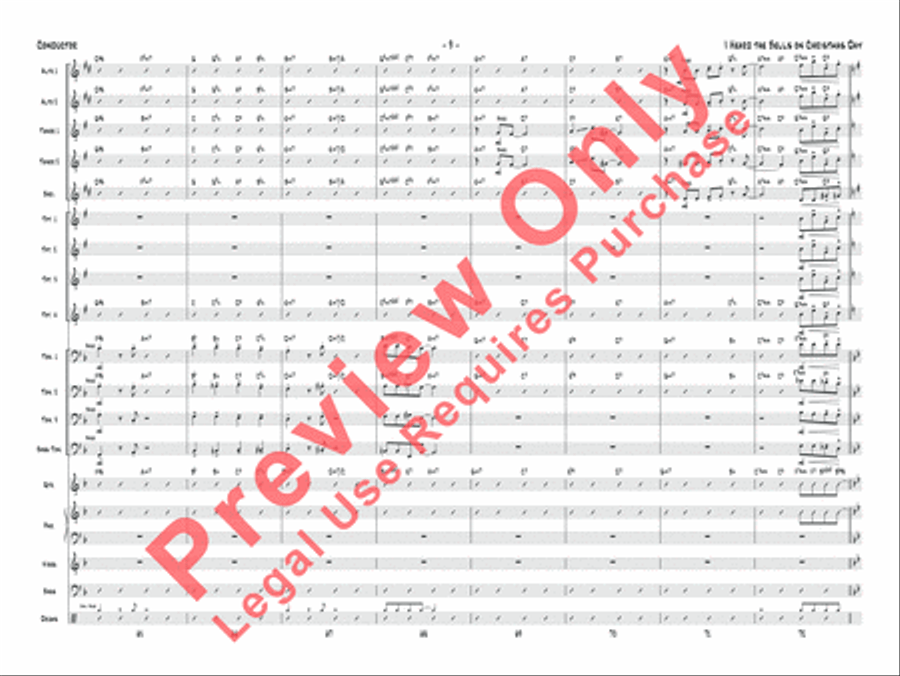 I Heard the Bells on Christmas Day Jazz Ensemble scores gallery preview page 10