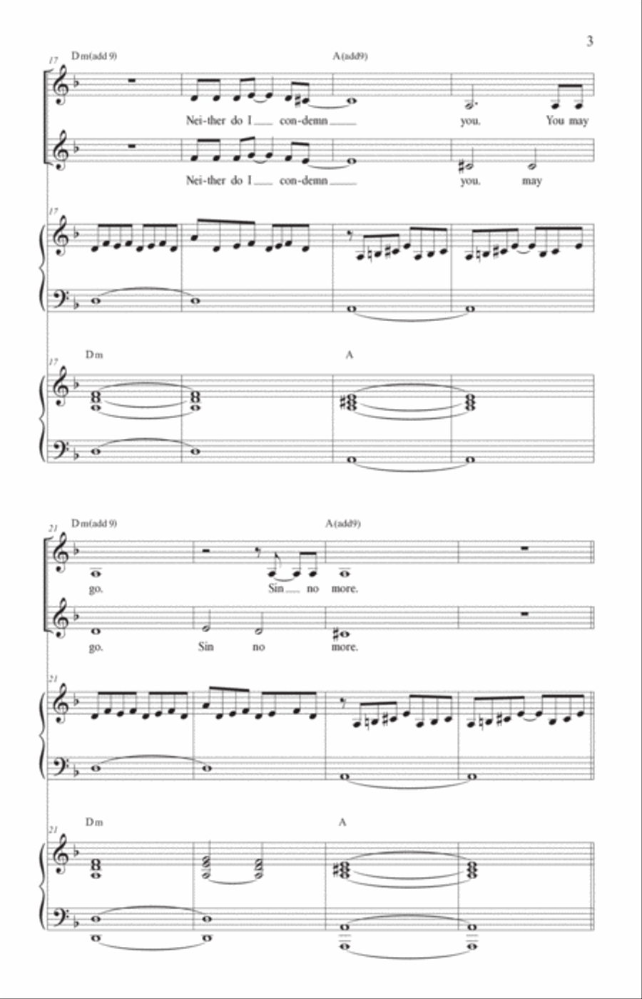 Neither Do I Condemn You Piano, Vocal, Guitar scores gallery preview page 4