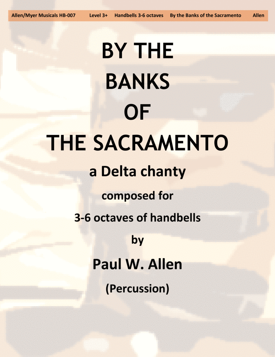 By the Banks of the Sacramento: a Delta Chanty Chamber Music scores gallery preview page 1