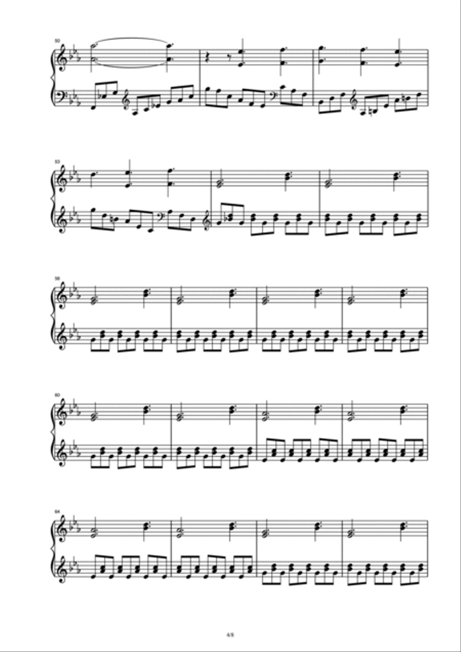 This Is What Autumn Feels Like Piano Solo scores gallery preview page 4