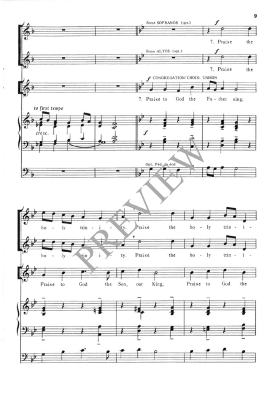 Savior of the Nations, Come 3-Part scores gallery preview page 10