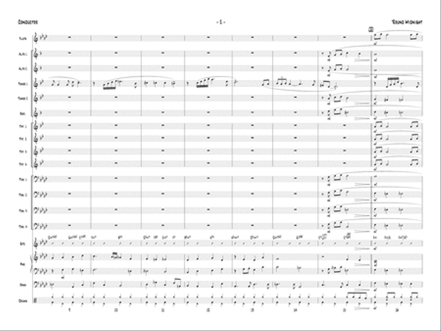 'Round Midnight Jazz Ensemble scores gallery preview page 4