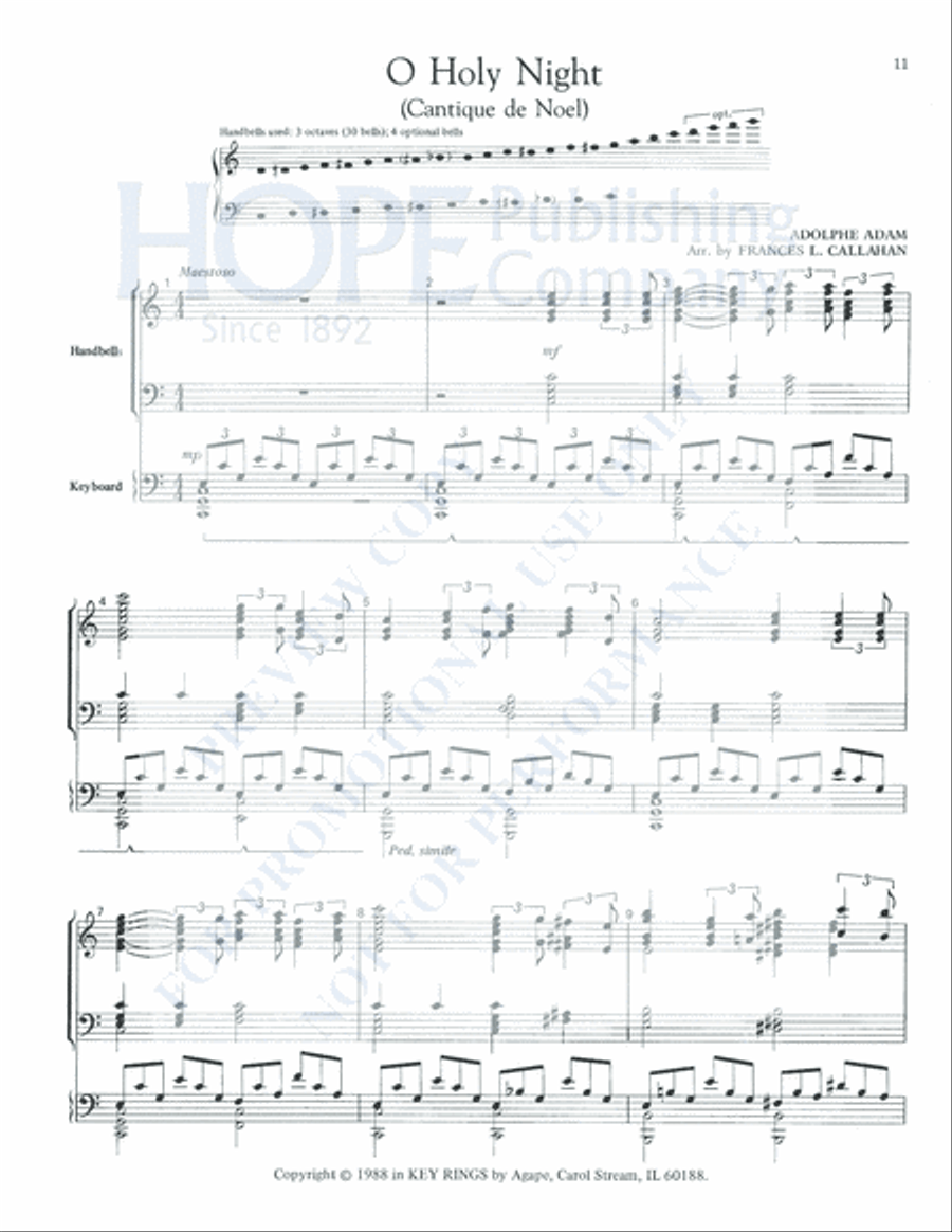 Key Rings Handbell Choir scores gallery preview page 14
