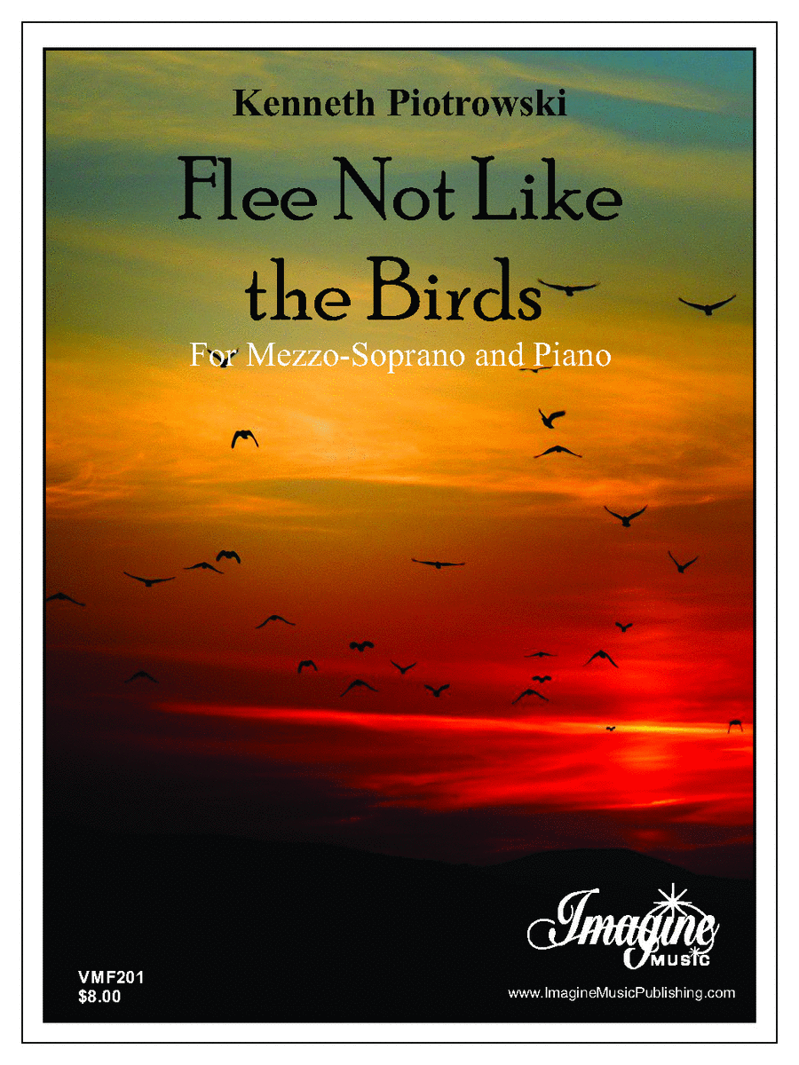 Flee Not Like the Birds Flee Not Like the Birds Mezzo-Soprano Voice scores gallery preview page 1