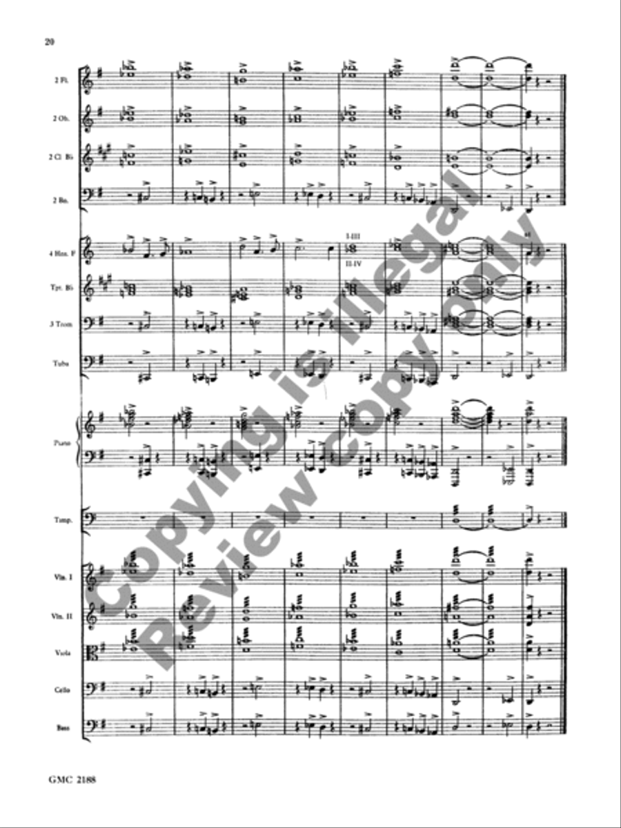 Symphonette in D (Additional Full Score) Orchestra scores gallery preview page 26