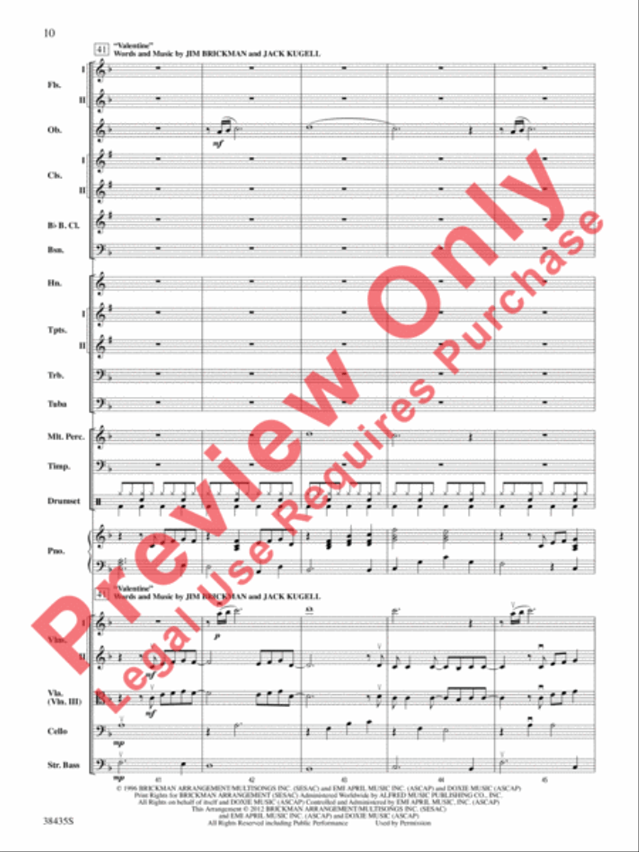 The Best of Jim Brickman Full Orchestra scores gallery preview page 11