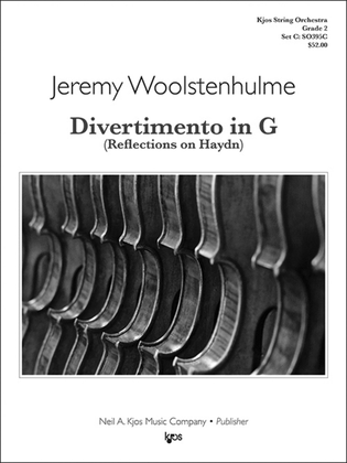 Book cover for Divertimento In G - Score