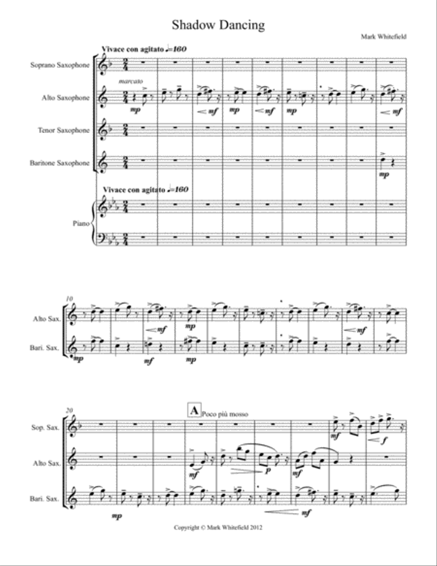 Shadow Dancing Small Ensemble scores gallery preview page 2