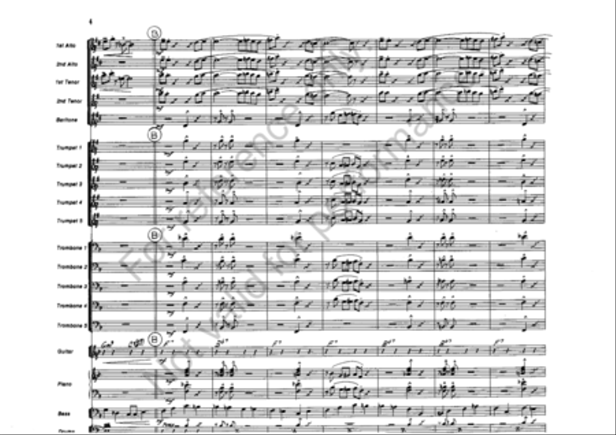 Cheesecake Jazz Ensemble - Sheet Music page 9