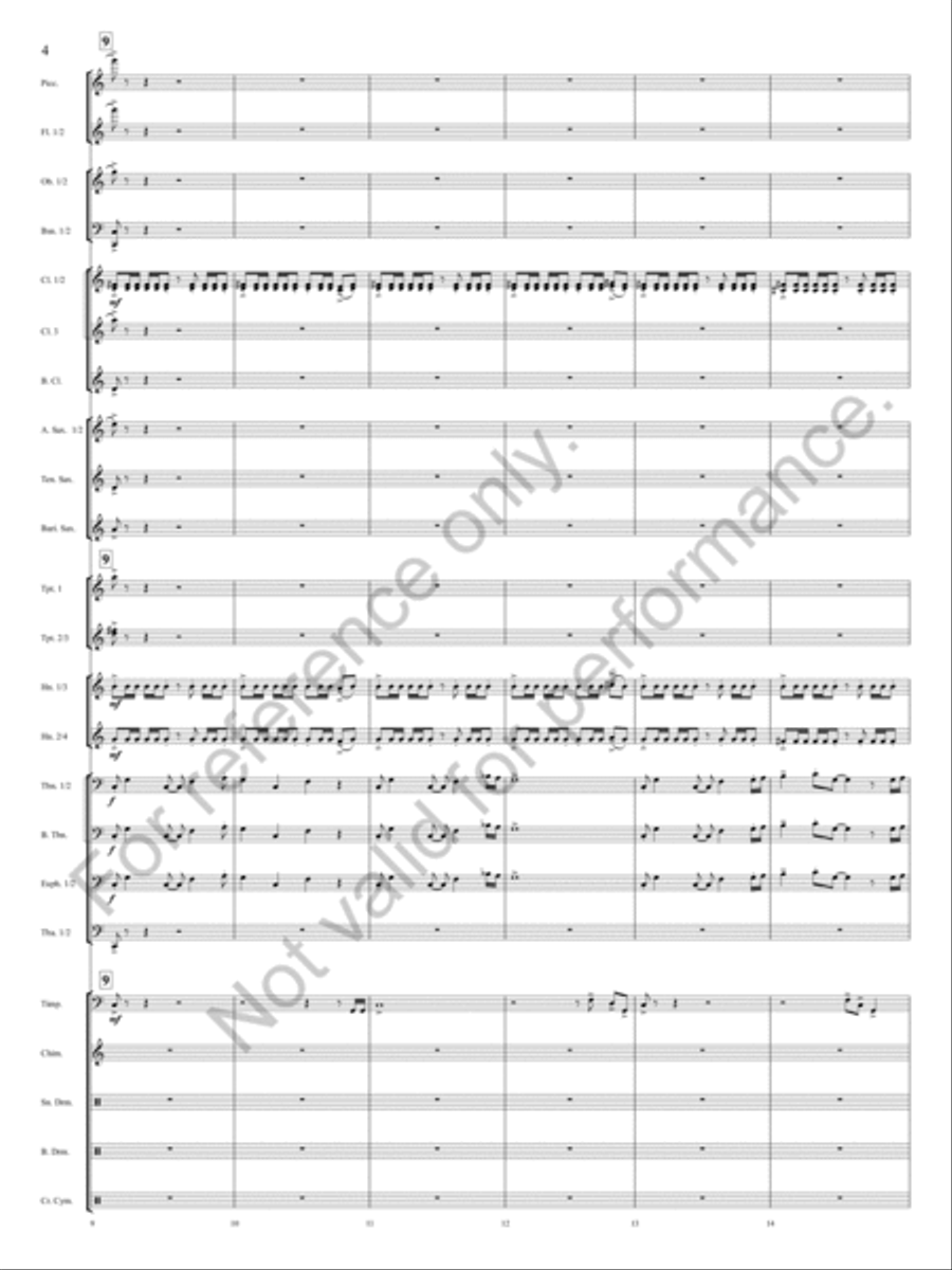 Milestones Concert Band scores gallery preview page 5