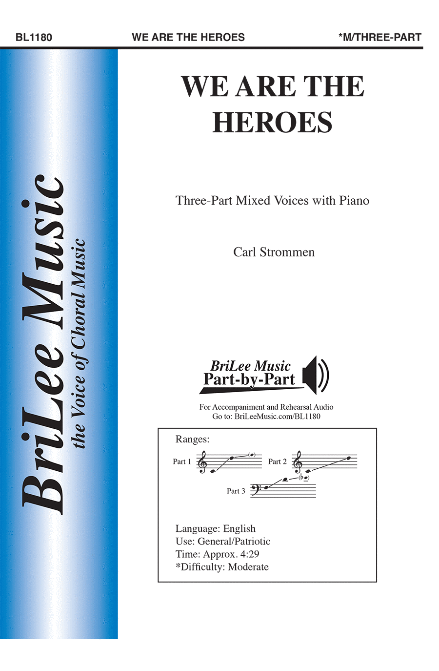 We Are the Heroes 3-Part scores gallery preview page 1