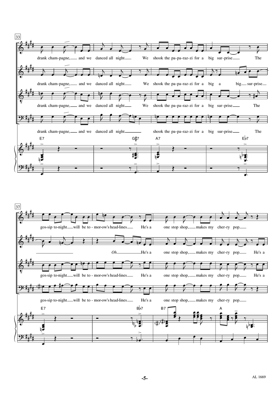 Candyman 4-Part scores gallery preview page 5