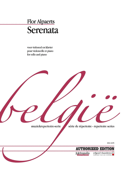 Serenata for Cello and Piano