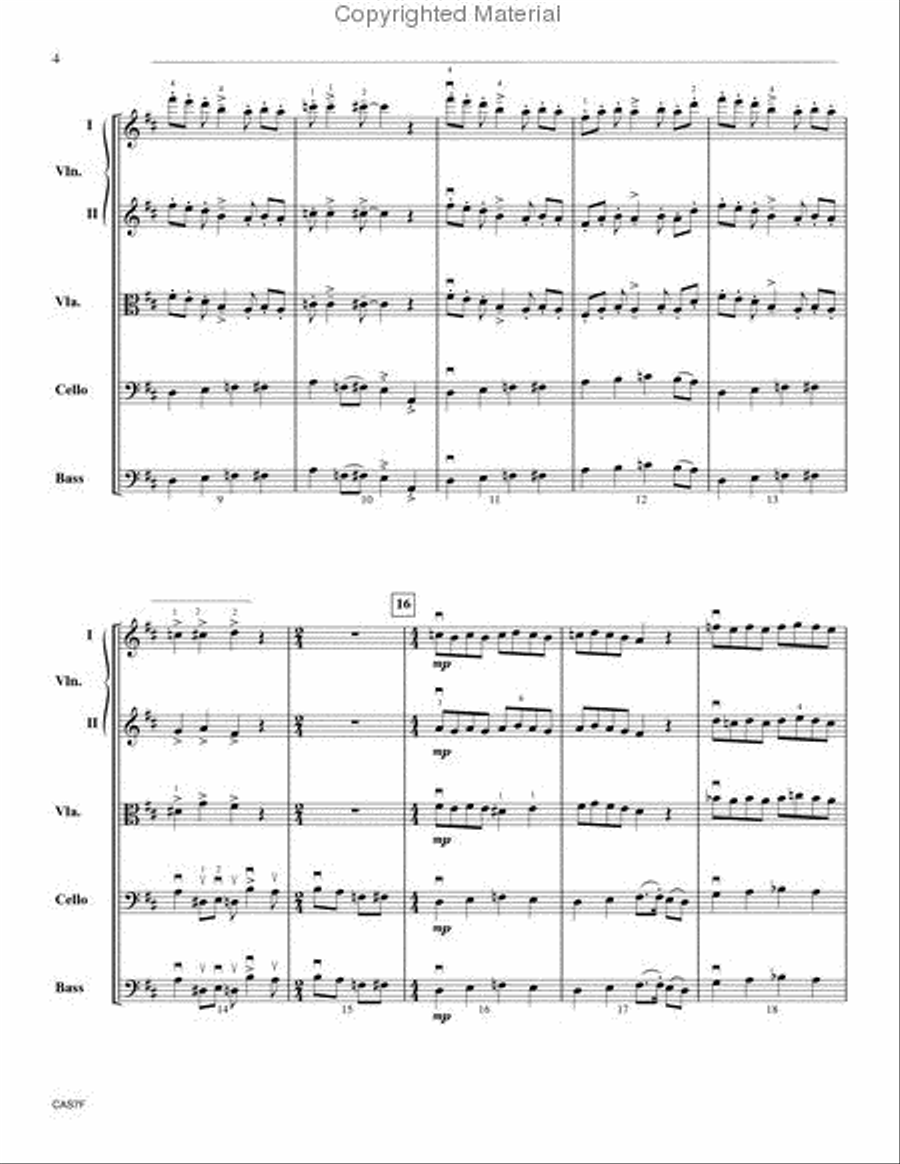 Red Rock Rag String Orchestra scores gallery preview page 3