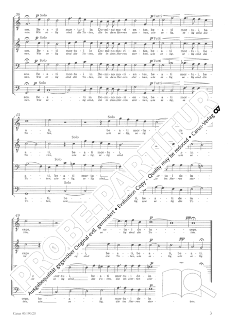 Zwei geistliche Mannerchore Score scores gallery preview page 4