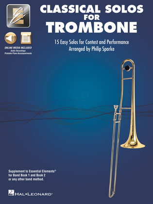 Book cover for Classical Solos for Trombone