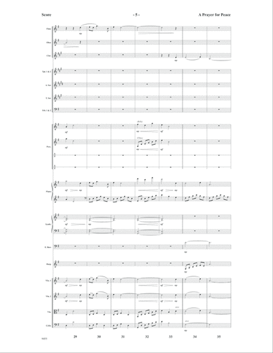 Peace Orchestra scores gallery preview page 6