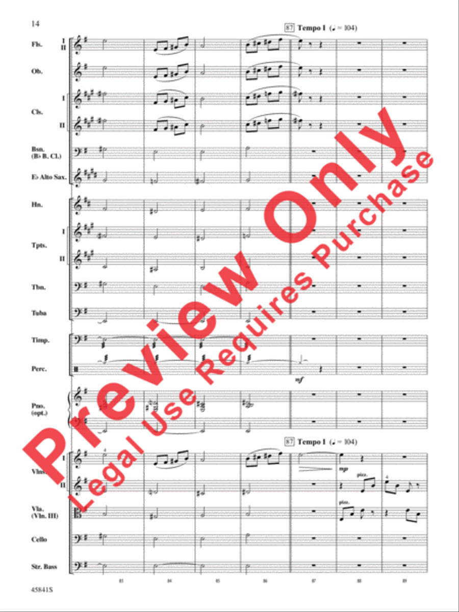 March of the Dwarfs Full Orchestra scores gallery preview page 14