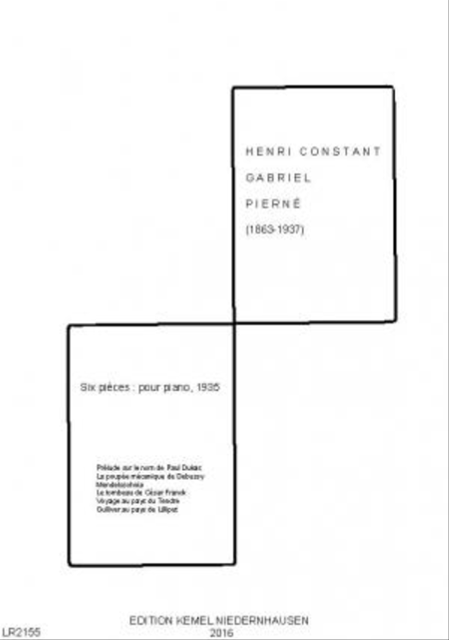 Six pieces Piano Solo scores gallery preview page 1